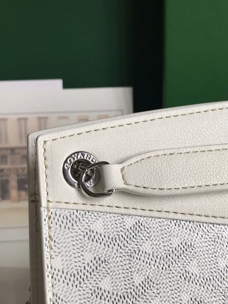 Goyard White Rouette Shoulder Bag - Image 7