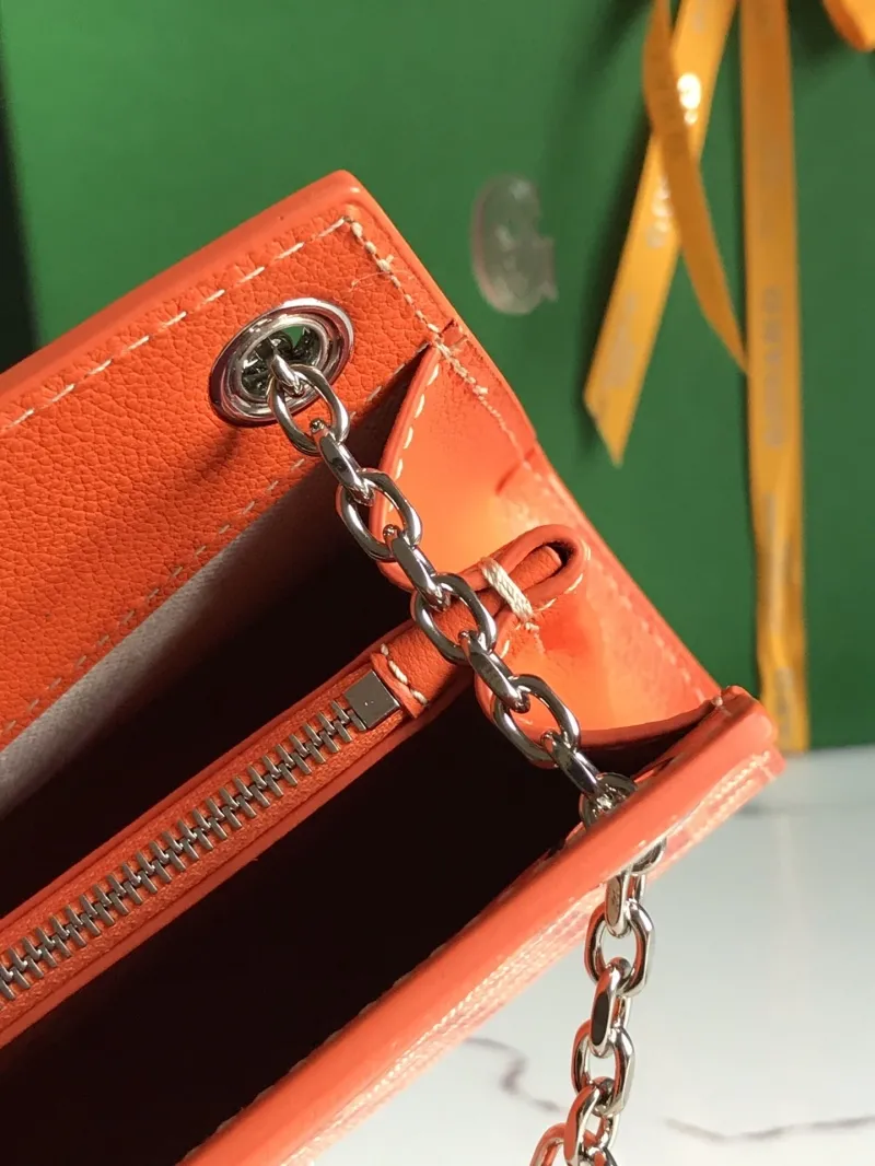 Goyard Orange Rouette Shoulder Bag - Image 9