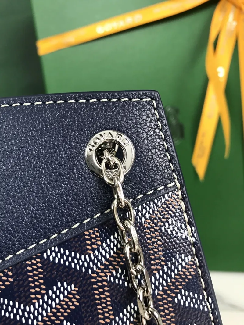 Goyard Navy Rouette Shoulder Bag - Image 4
