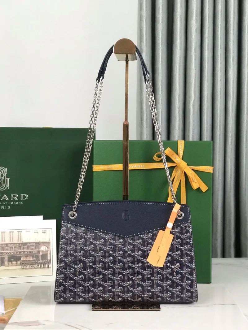 Goyard Navy Rouette Shoulder Bag - Image 8