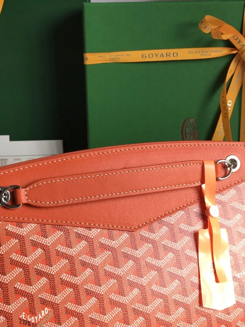 Goyard Orange Rouette Shoulder Bag - Image 6