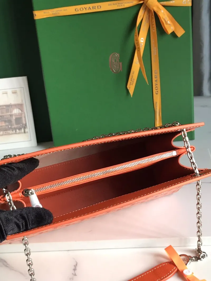 Goyard Orange Rouette Shoulder Bag - Image 9