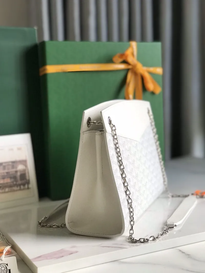 Goyard White Rouette Shoulder Bag Size 36 - Image 3