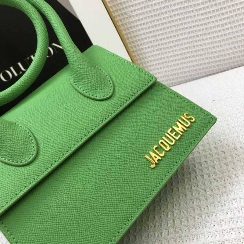 Jacquemus Green Convertible Satchel Bag 20cm - Image 4