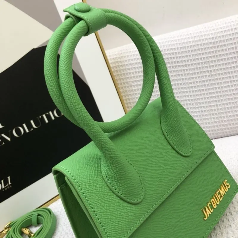 Jacquemus Green Convertible Satchel Bag 20cm - Image 5