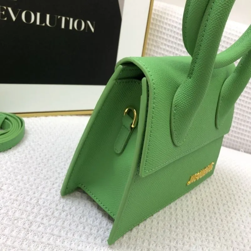 Jacquemus Green Convertible Satchel Bag 20cm - Image 6