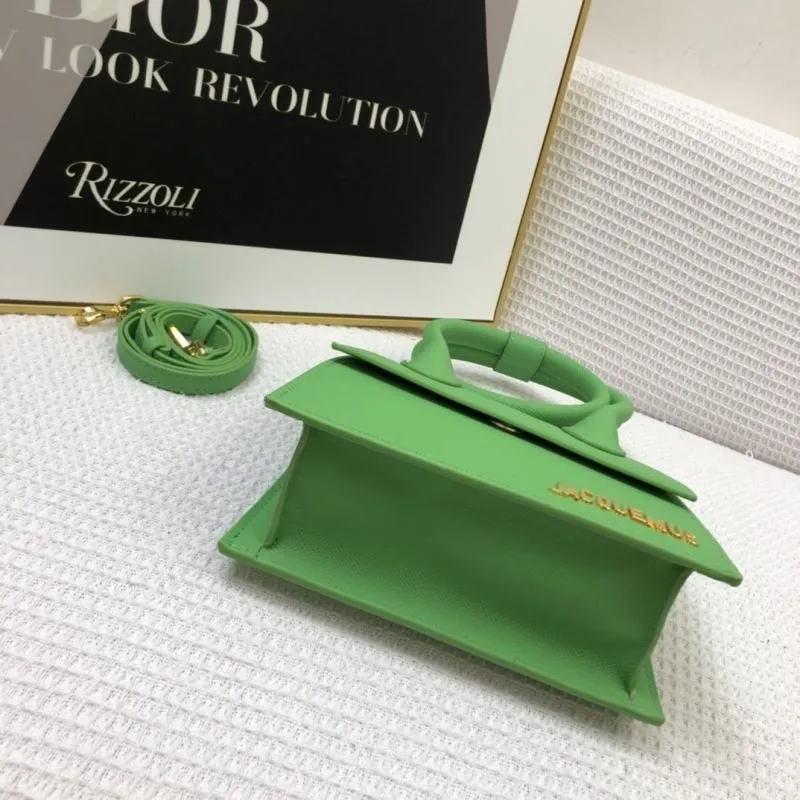 Jacquemus Green Convertible Satchel Bag 20cm - Image 7