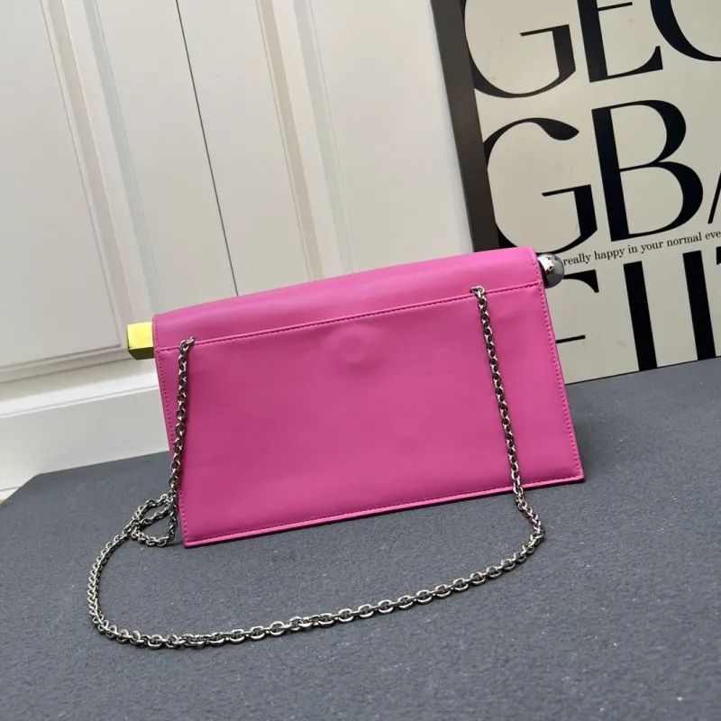 Jacquemus Pink Chain Satchel Bag 9142 - Image 3