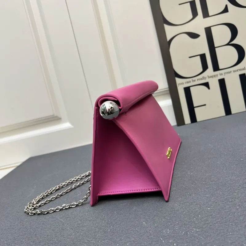 Jacquemus Pink Chain Satchel Bag 9142 - Image 4