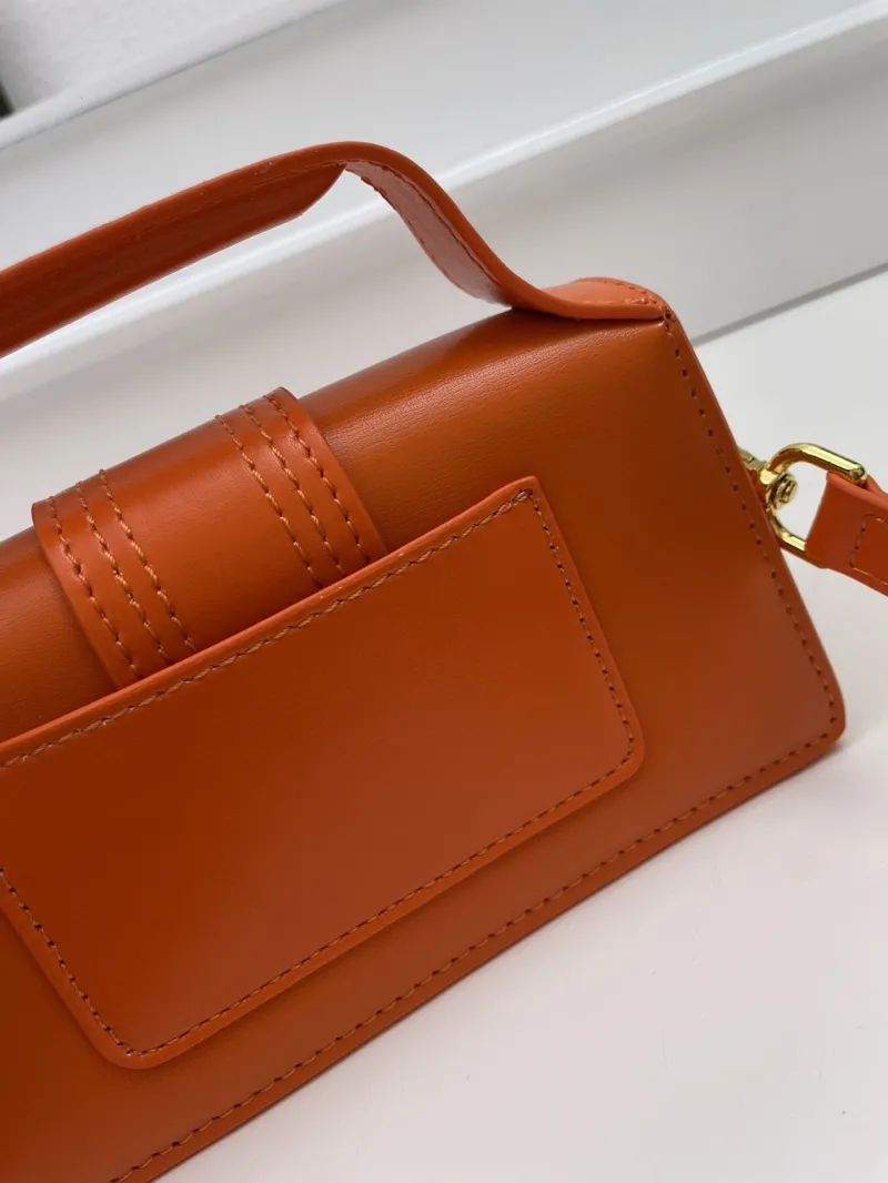 Jacquemus Orange Mini Satchel Crossbody Bag - Image 6