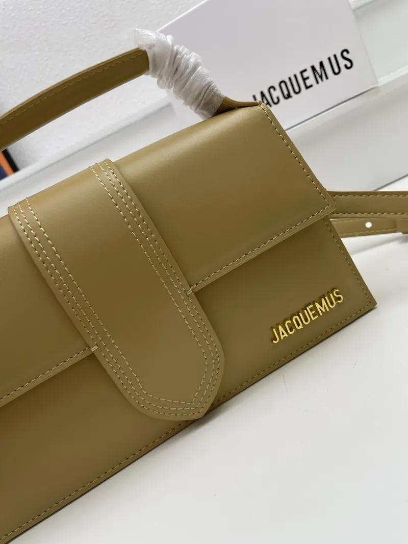 Jacquemus Olive Green Satchel Crossbody Bag - Image 4