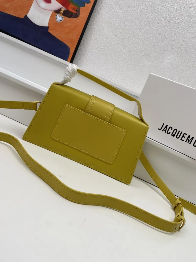 Jacquemus Yellow Satchel Crossbody Bag - Image 3