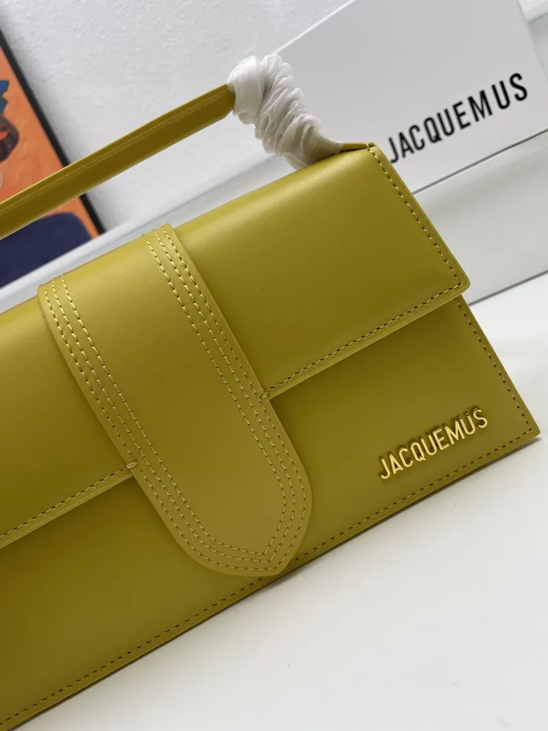 Jacquemus Yellow Satchel Crossbody Bag - Image 4
