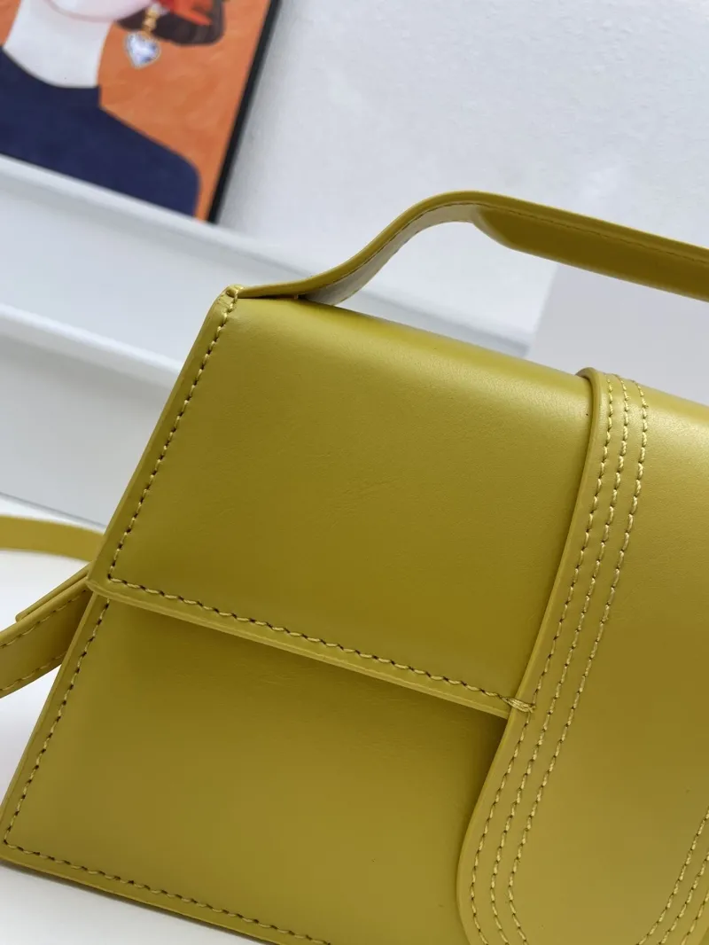 Jacquemus Yellow Satchel Crossbody Bag - Image 5