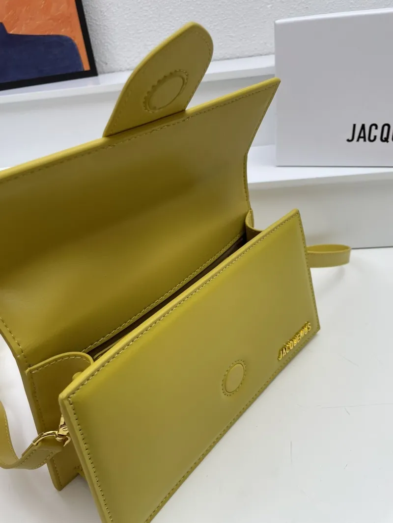 Jacquemus Yellow Satchel Crossbody Bag - Image 8