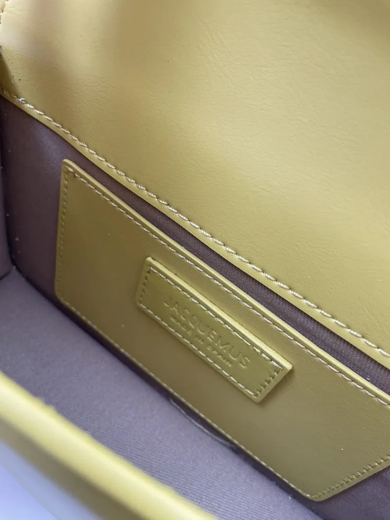Jacquemus Yellow Satchel Crossbody Bag - Image 9
