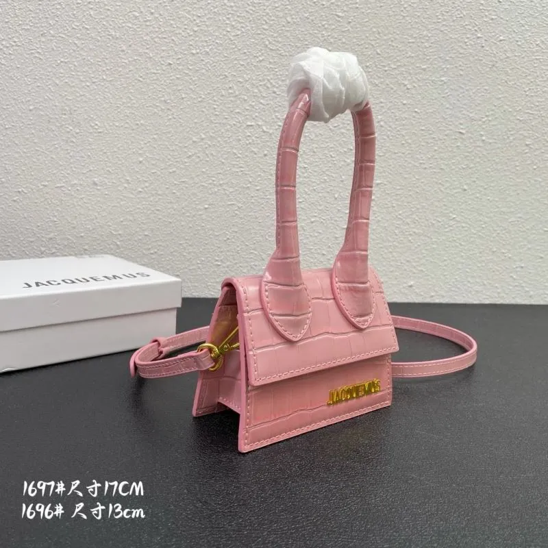 Alternative view of Jacquemus Pink Mini Satchel Crossbody Bag 13cm