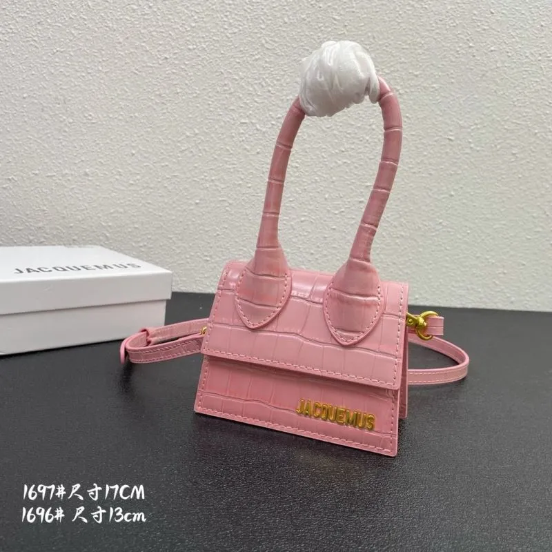 Jacquemus Pink Mini Satchel Crossbody Bag 13cm - Image 3