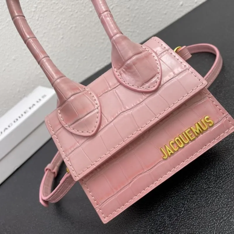 Jacquemus Pink Mini Satchel Crossbody Bag 13cm - Image 4