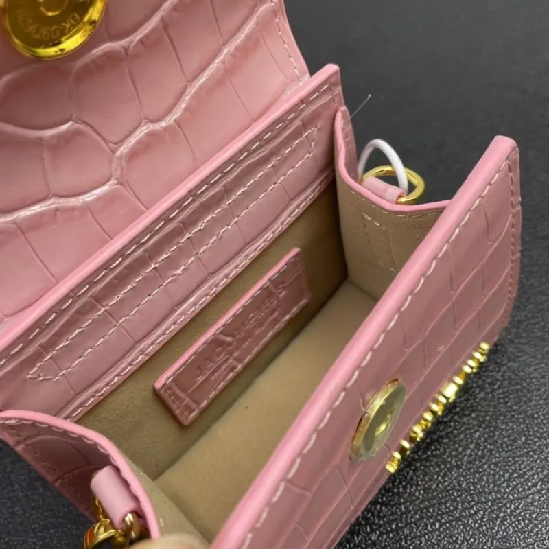 Jacquemus Pink Mini Satchel Crossbody Bag 13cm - Image 9