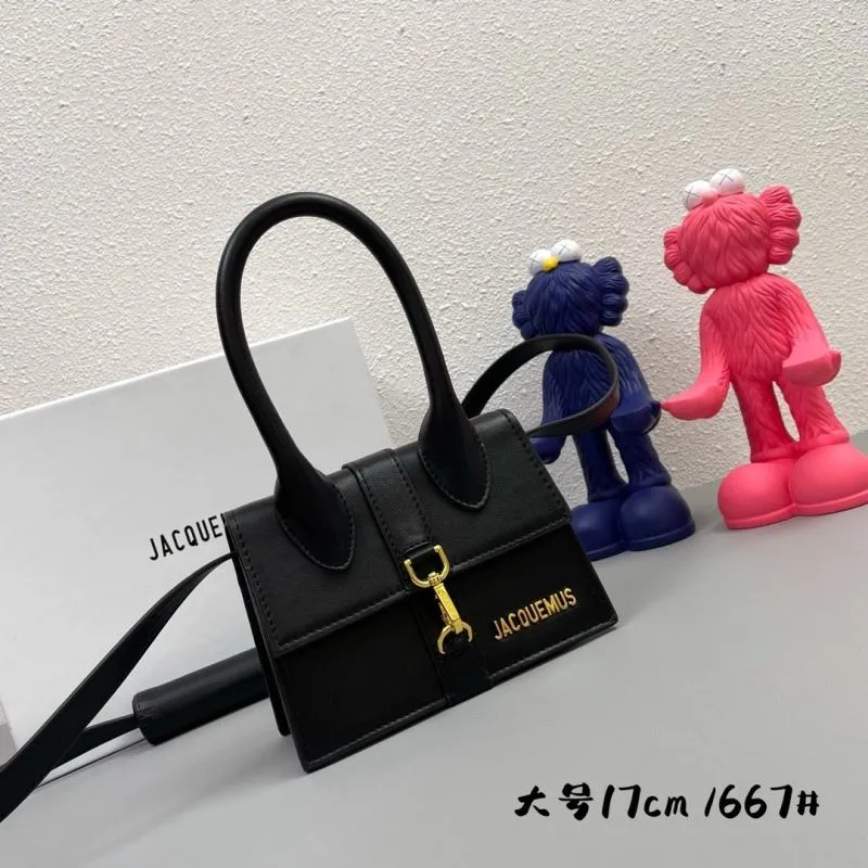 Jacquemus Large Black Satchel Bag 17cm 667