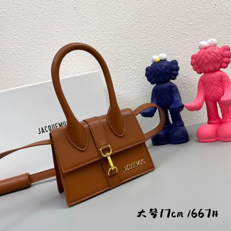 Jacquemus Brown Large Satchel Bag 17cm SKU 667