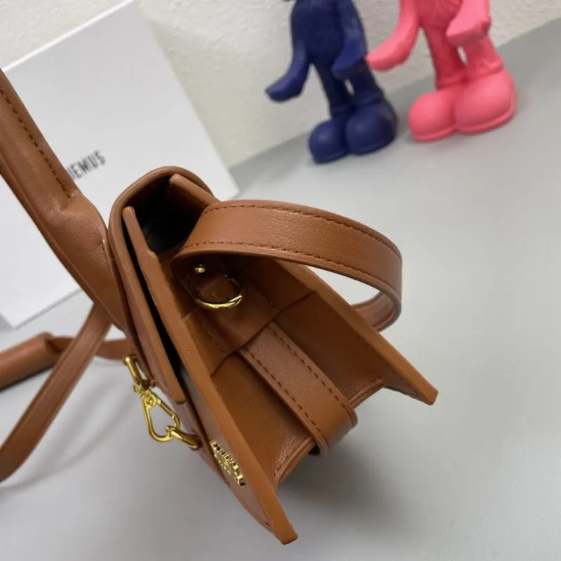 Jacquemus Brown Large Satchel Bag 17cm SKU 667 - Image 6