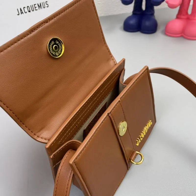 Jacquemus Brown Large Satchel Bag 17cm SKU 667 - Image 8