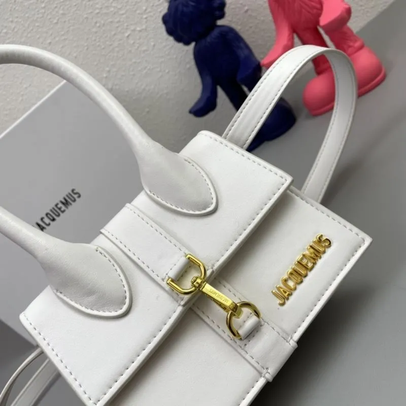 Jacquemus White Large Satchel Bag 1667 - Image 4