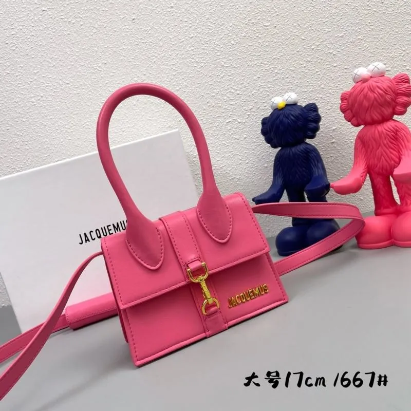 Jacquemus Pink Large Satchel Crossbody Bag 17cm 667