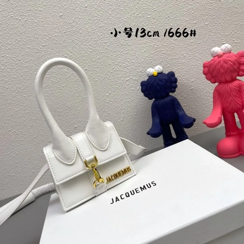 Jacquemus White Mini Satchel Bag