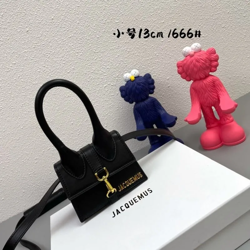 JACQUEMUS Small 13cm Black Satchel Bag