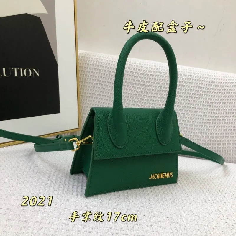 Alternative view of Jacquemus Green Leather Satchel Bag 17cm