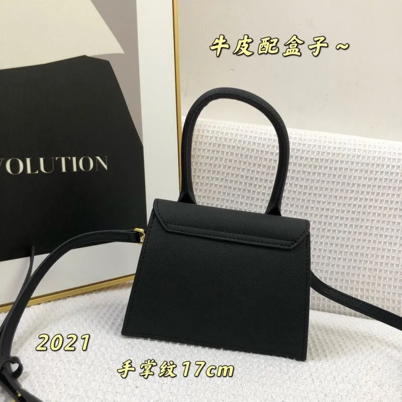 Jacquemus Black Leather Satchel Bag 17cm - Image 3