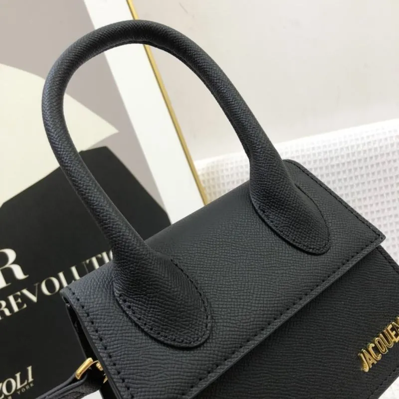 Jacquemus Black Leather Satchel Bag 17cm - Image 4