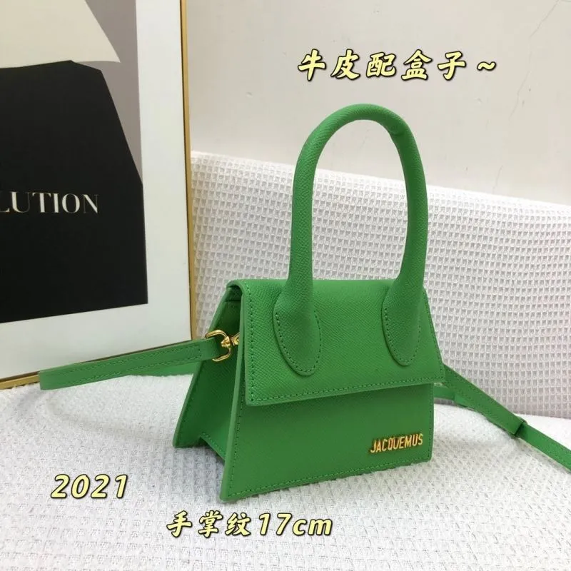 Alternative view of Jacquemus Green Leather Mini Satchel Bag 17cm