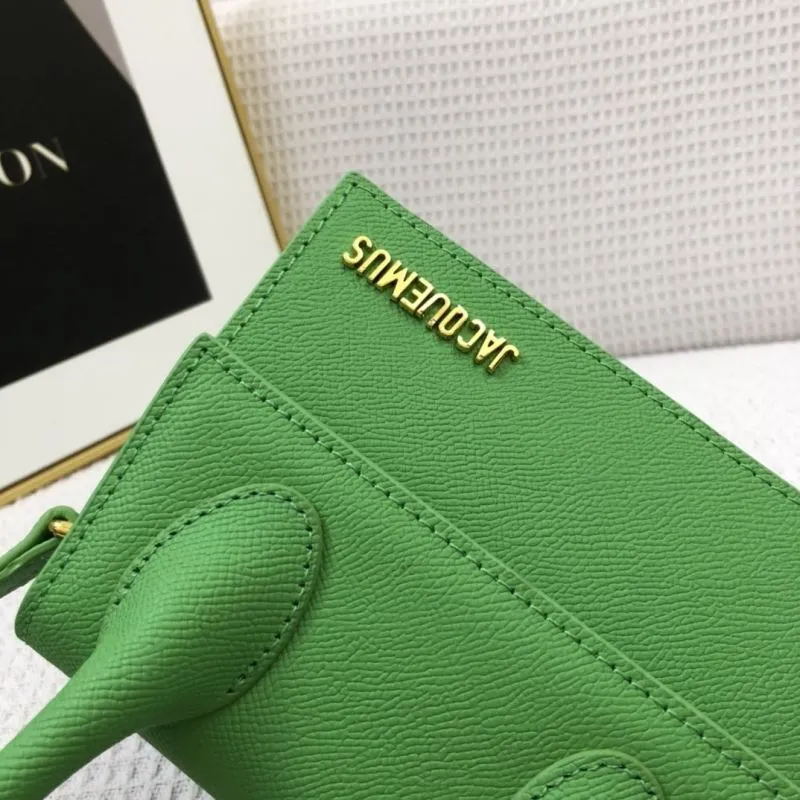 Jacquemus Green Leather Mini Satchel Bag 17cm - Image 5