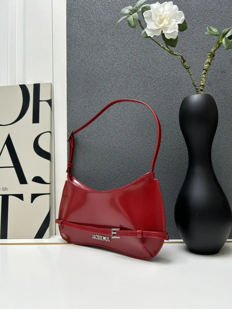 Jacquemus Red Underarm Shoulder Bag - Image 4