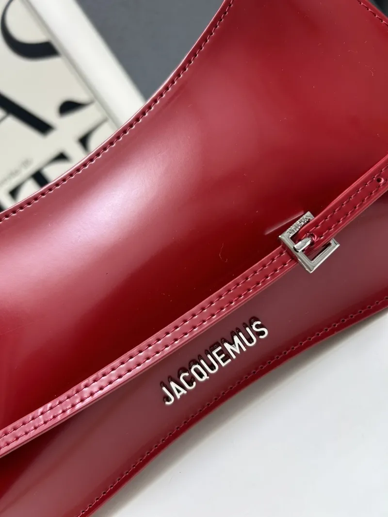 Jacquemus Red Underarm Shoulder Bag - Image 5