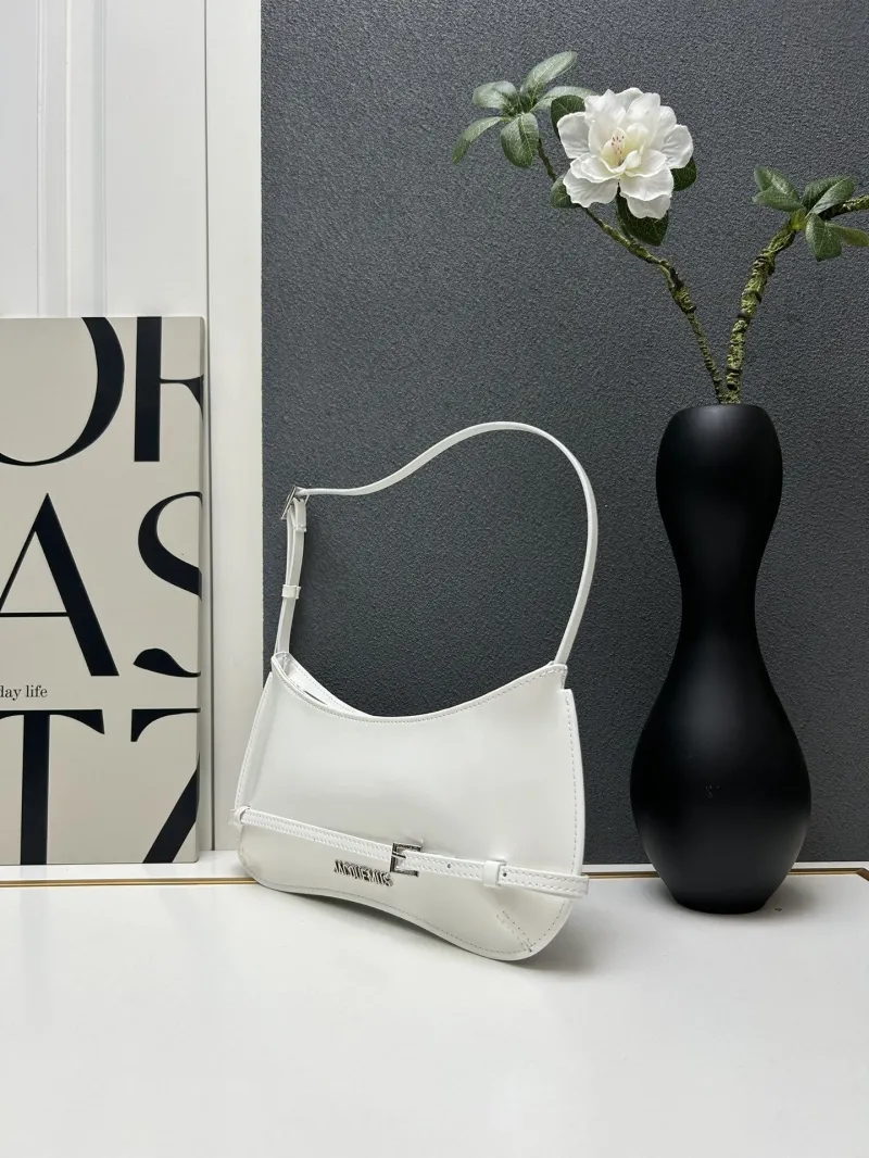 Jacquemus White Top Handle Shoulder Bag - Image 5