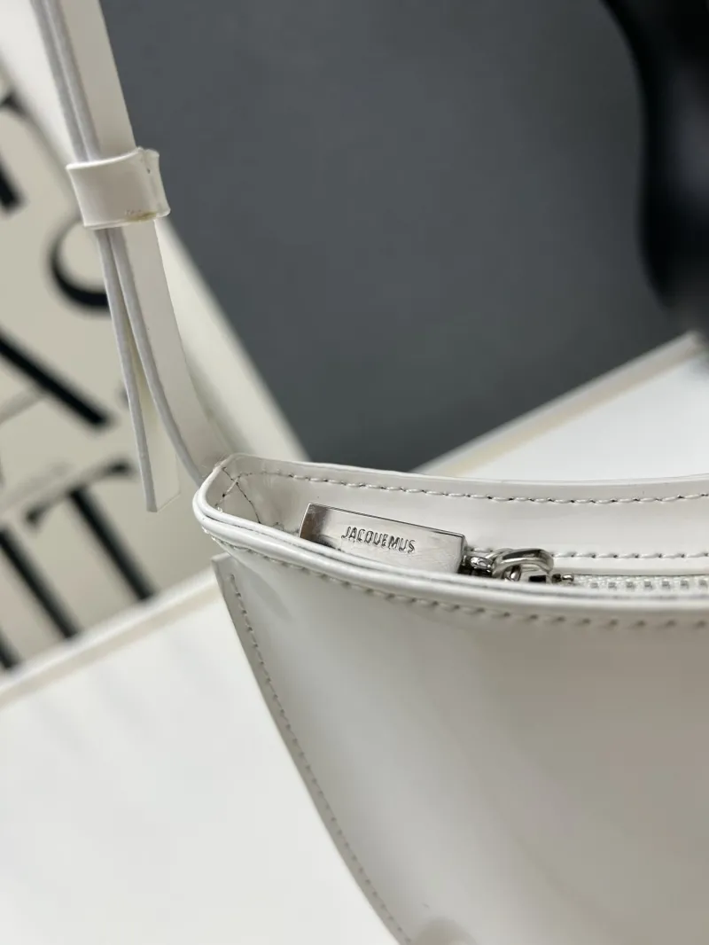 Jacquemus White Top Handle Shoulder Bag - Image 9