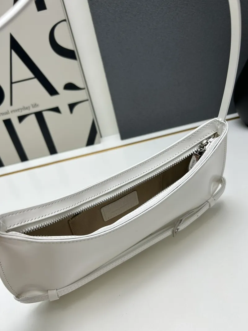 Jacquemus White Top Handle Shoulder Bag - Image 10