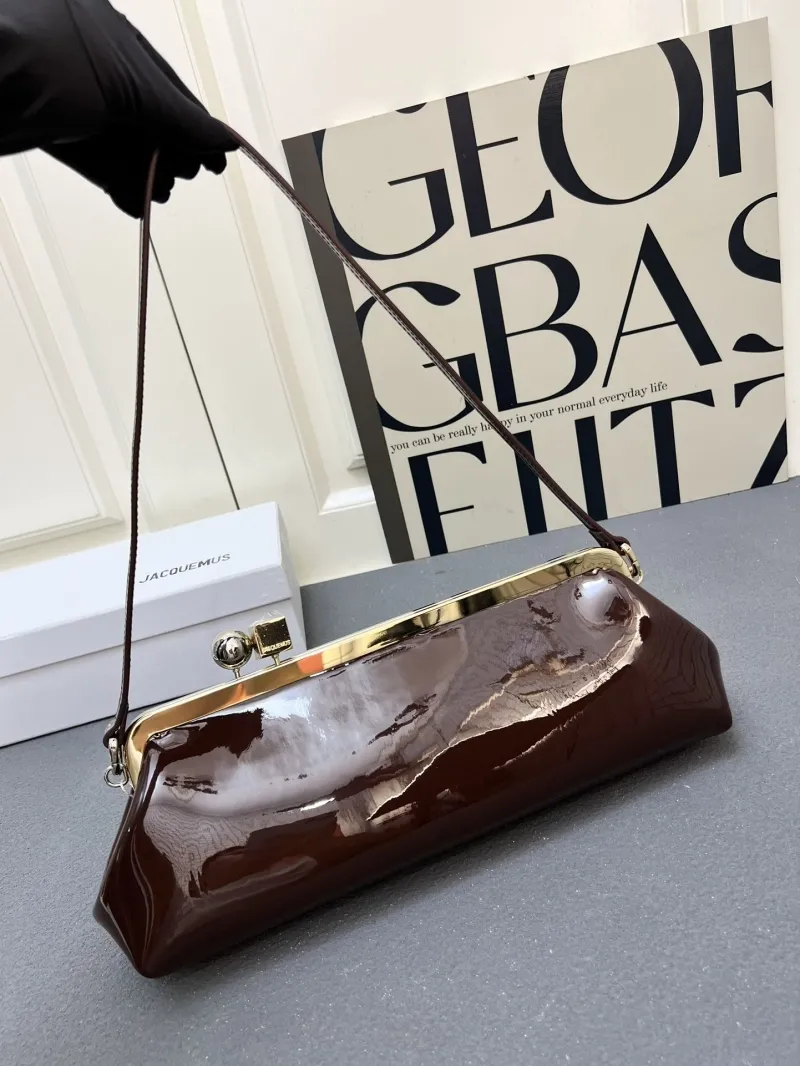 JACQUEMUS Brown Top Handle Bag 1W9143 - Image 4