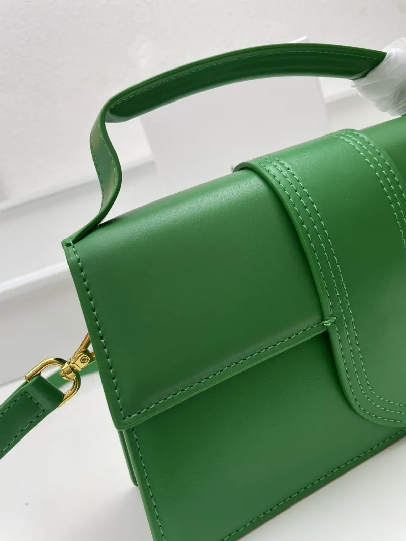 Jacquemus Green Top Handle Crossbody Bag - Image 5