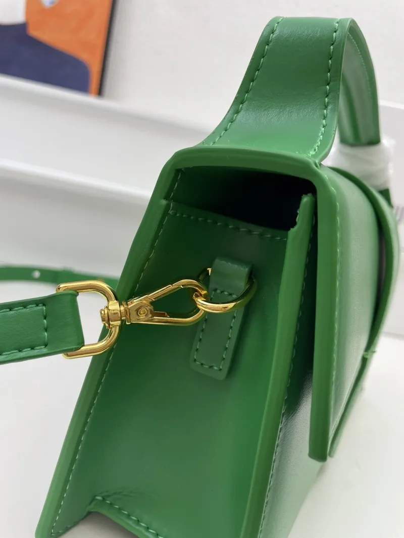 Jacquemus Green Top Handle Crossbody Bag - Image 6