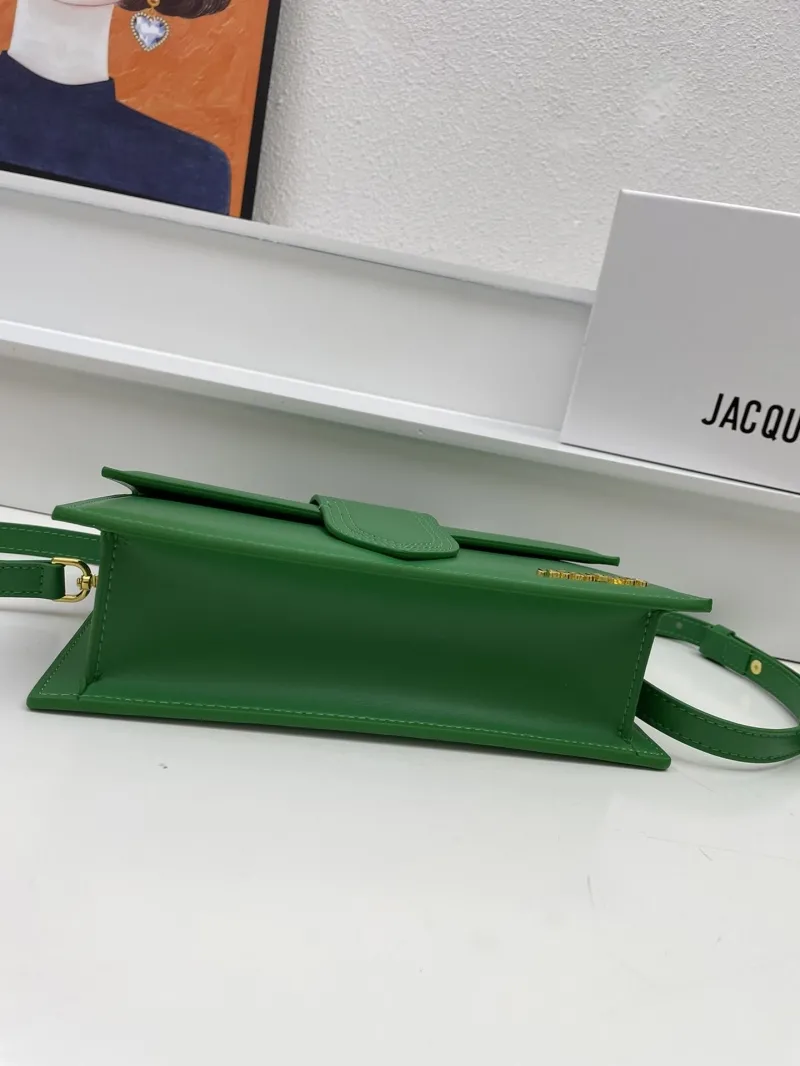 Jacquemus Green Top Handle Crossbody Bag - Image 7