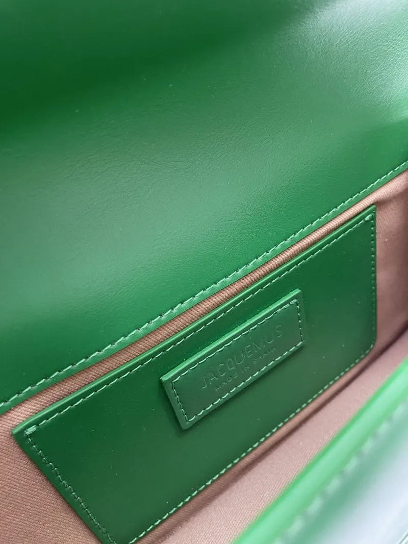 Jacquemus Green Top Handle Crossbody Bag - Image 9