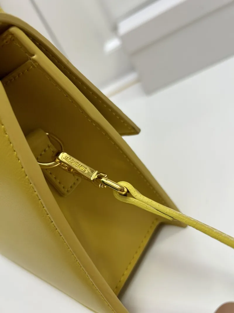 Jacquemus Yellow Top Handle Crossbody Bag - Image 5