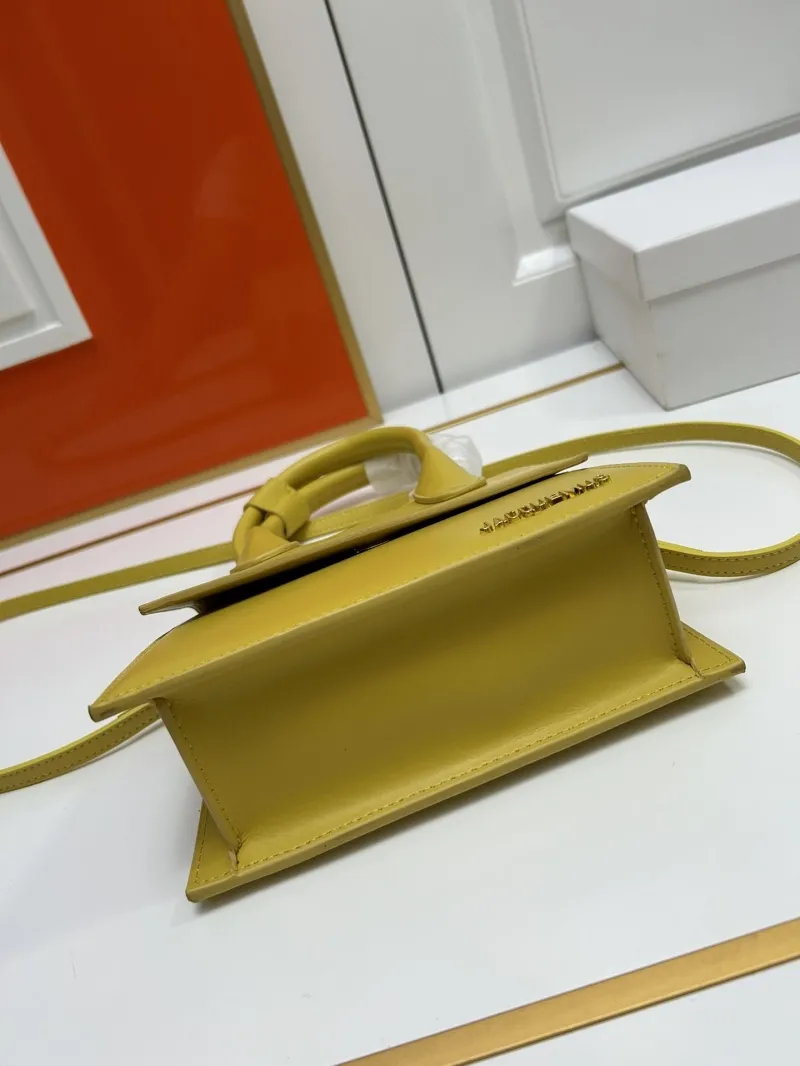 Jacquemus Yellow Top Handle Crossbody Bag - Image 7