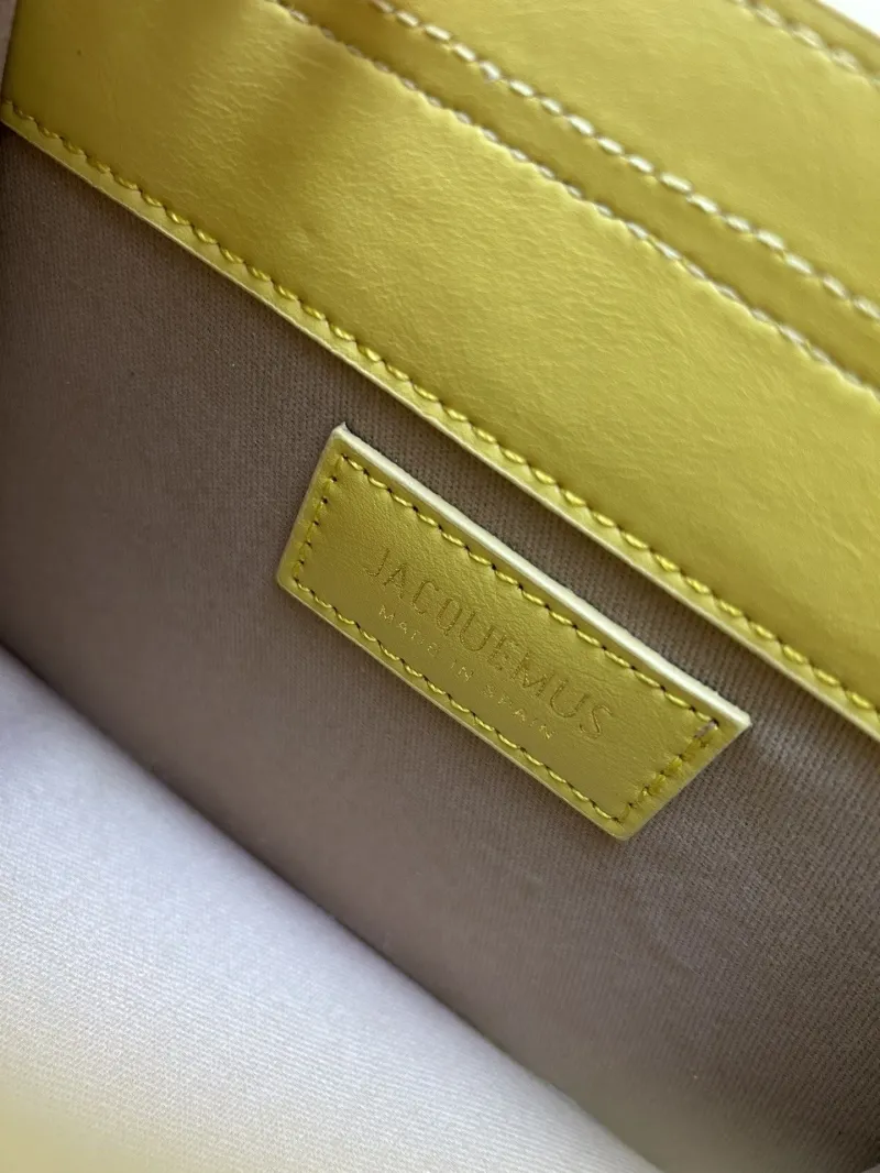 Jacquemus Yellow Top Handle Crossbody Bag - Image 9